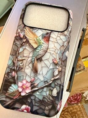 Decorative Hummingbird Bird Cage Accessory - Multicolor